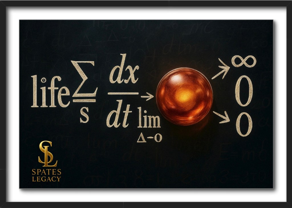 Mathematical Fine Art in Atlanta, Georgia – Conceptual Equation Art Representing Human Consciousness and Decision-Making – Luxury Collectible by Ron Spates