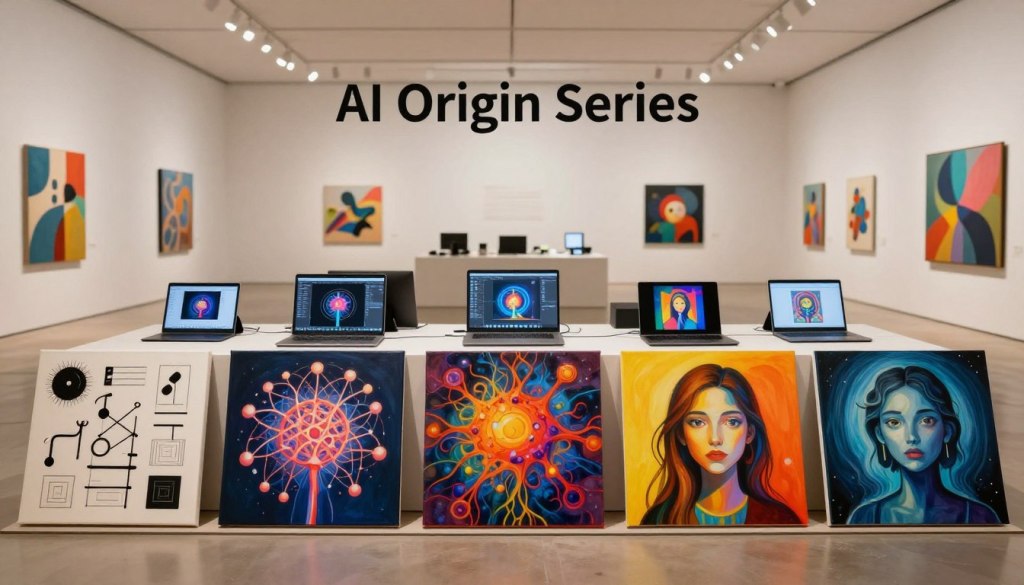 AI Origin Series phases of AI art AI Origin Series phases of AI art